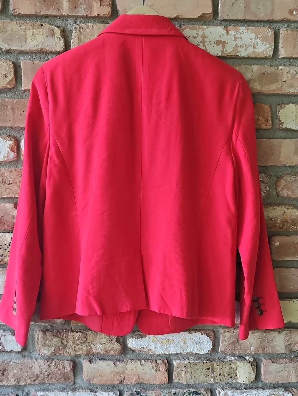 Ann Taylor Red One Button Blazer - Picture 10 of 12